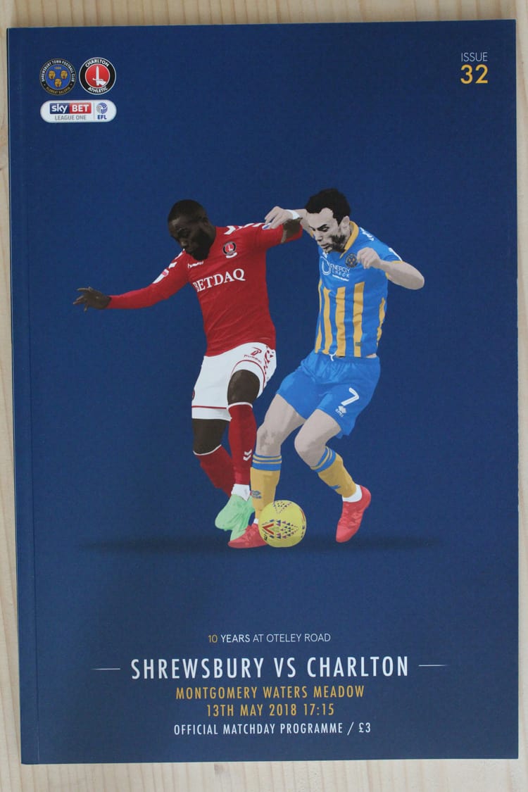 Shrewsbury Town FC v Charlton Athletic FC